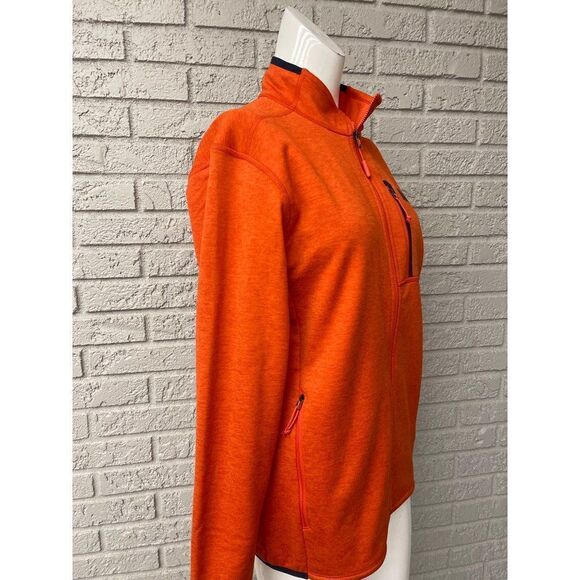 The North Face Men Orange Zip Front Long Sleeve Jacket Size S - Picture 5 of 9